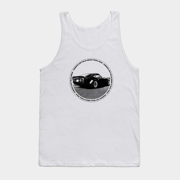 NISSAN DATSUN 280Z FAIRLADY Black 'N White 4 Tank Top by Cero